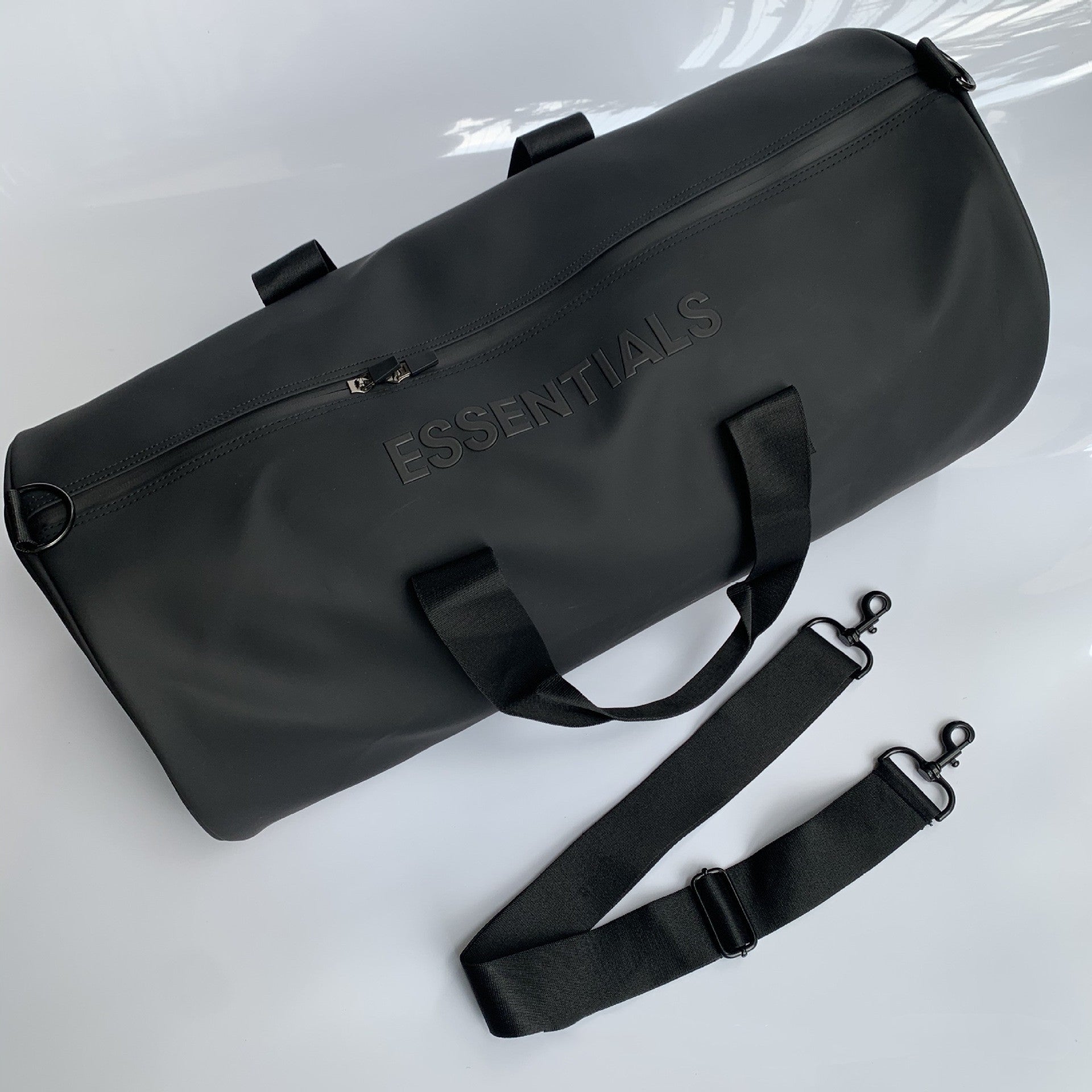 Essentials Fear of God Travel Bag Leather